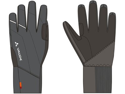 VAUDE Handschuhe Bormio Gloves Schwarz