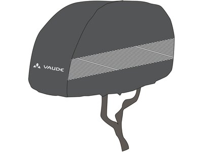 VAUDE Luminum Helm Regenschutz Schwarz