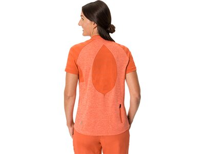 Damen Shirt VAUDE Damen Radsportshirt Tamaro Kurzarm Orange