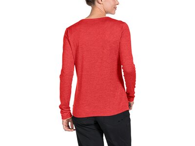 Damen Shirt Wo Essential LS T-Shirt Rot