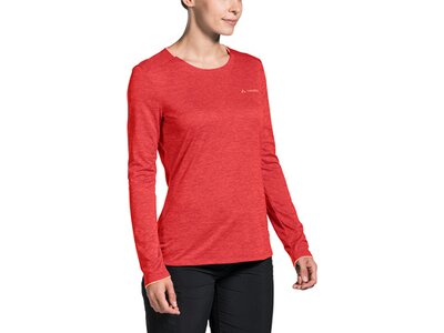 Damen Shirt Wo Essential LS T-Shirt Rot