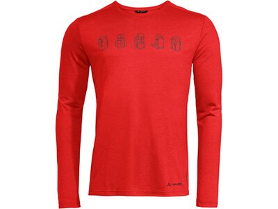 VAUDE Herren Rosemoor LS T-Shirt II Rot