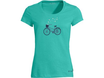 Damen Shirt Wo Cyclist T-Shirt V Blau