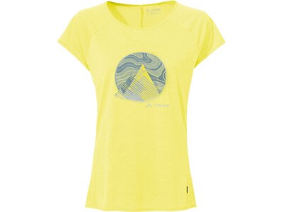VAUDE Damen Shirt Wo Tekoa T-Shirt II Gelb