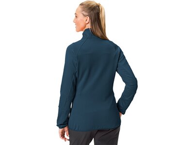 VAUDE Damen Unterjacke Wo Monviso Fleece FZ Jacket II Blau