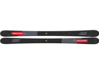 SALOMON Ski N TNT Black/Grey/Red Schwarz