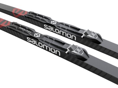 SALOMON Langlauf Ski XC SKI SET ESCAPE 6 GRIP PM PLK ACCESS Grau