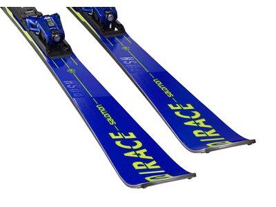 SALOMON Herren Racing Ski SKI SET X S/RACE RUSH SL + X12 TL GW Blau
