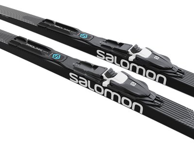 SALOMON Langlauf Ski XC SKI SET RC 8 eSKIN H+PLK SHIFT Pro Grau