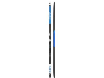 SALOMON Langlauf Ski XC SKI SET RC 7 eSKIN Med+ PLK SHIFT PRO Grau