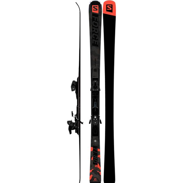 SALOMON Herren All-Mountain Ski SKI SET E S/FORCE Ti.80 + Z12 GW F80 Bk
