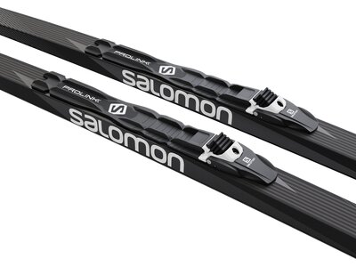 SALOMON Langlauf Ski XC SKI SET RS 8 X-Stiff PM PLK PRO Grau