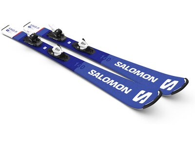 SALOMON Kinder All-Mountain Ski L S/RACE Jr M + C5 GW J2 8 Blau