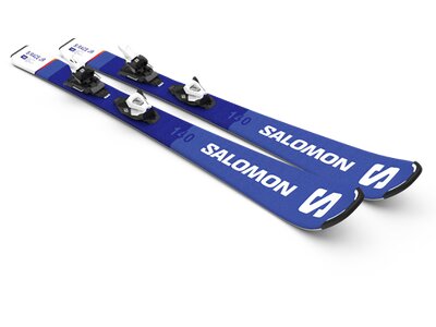SALOMON Kinder All-Mountain Ski L S/RACE Jr S + C5 GW J75 Blau