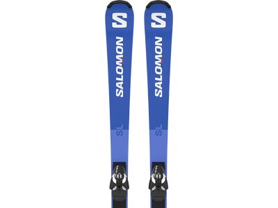 SALOMON Kinder Racing Ski T S/RACE FIS Jr SL/JrTrak+ Blau