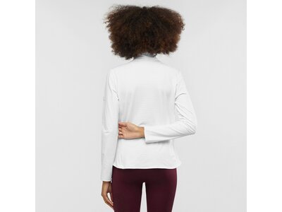 SALOMON Damen Midlayer Shirt OUTRACK HALF ZIP W Weiß