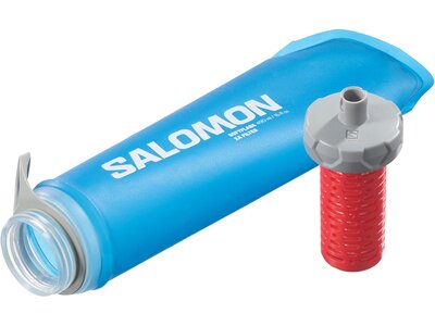 SALOMON Trinkbehälter SOFTFLASK XA FILTER 490ml Clear Blue Blau