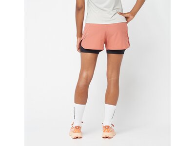 SALOMON Damen Shorts CROSS 2IN1 SHORT W LIGHT MAHOGANY Pink
