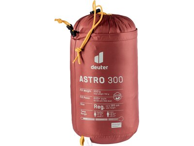 DEUTER Schlafsack Astro 300 Rot