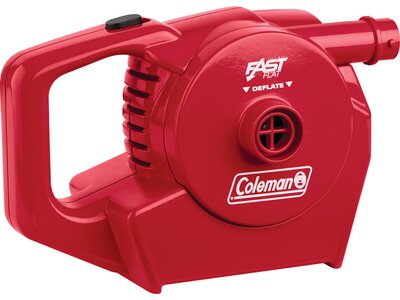 COLEMAN Wiederaufladbare Quickpump™ 12 V/230 V Rot