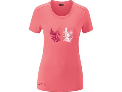 MAIER SPORTS Damen Shirt Somi Print Da-Shirt 1/2 Arm Pink
