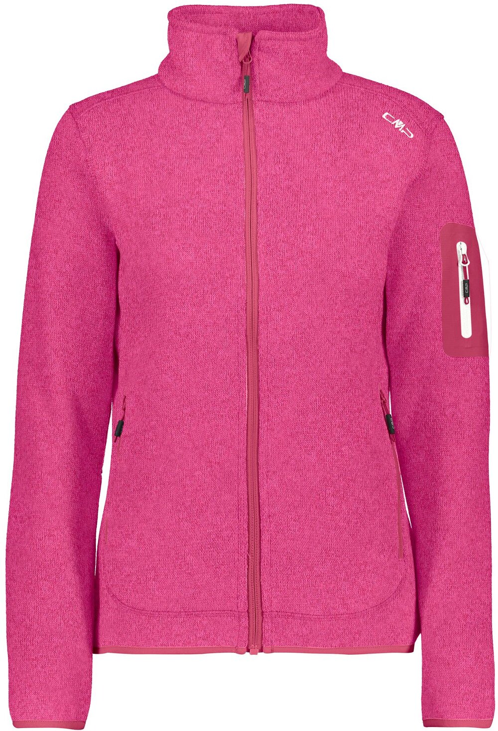 CMP Damen Fleecejacke KNITTED MELANGE FLEECE WOMAN JACKET online kaufen ...