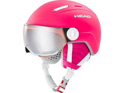 HEAD Kinder Helm MAJA Visor pink Rot