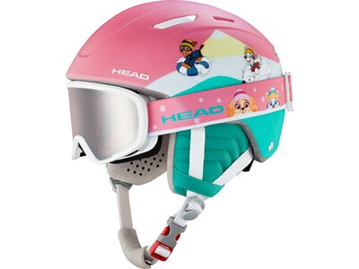 HEAD Kinder Helm MAJA SET PAW Pink