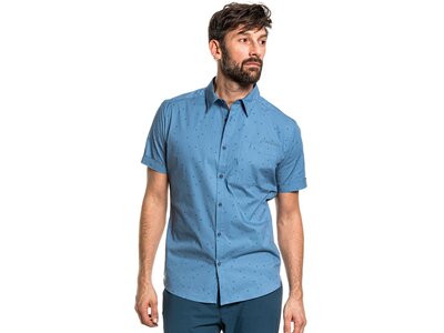 SCHÖFFEL Herren Hemd Shirt Willenhall M Blau