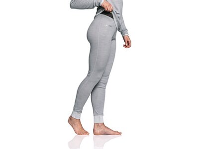 SCHÖFFEL Damen Underwear Pants Merino Sport Pants long W Grau