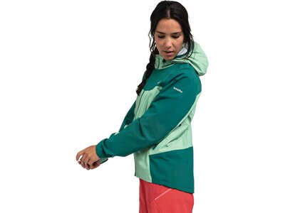 SCHÖFFEL Damen Regenjacke 2.5L Jacket Epic Trail L Grün