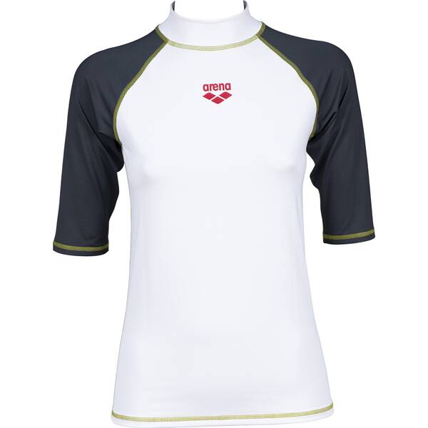 ARENA Damen Shirt W RASH VEST S S › Weiß  - Onlineshop Intersport