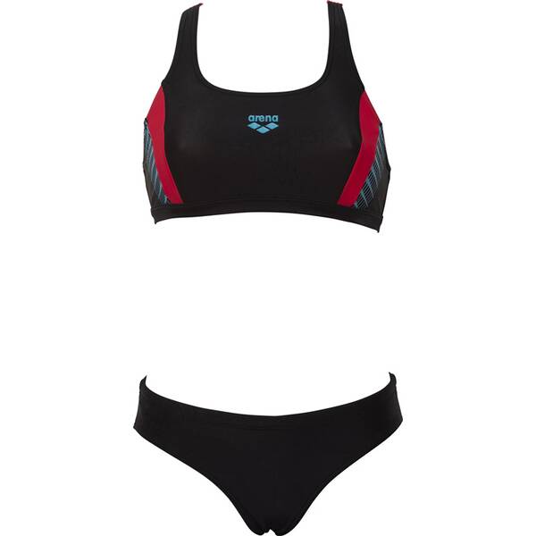 arena Damen Sport Bikini Threefold › Schwarz  - Onlineshop Intersport