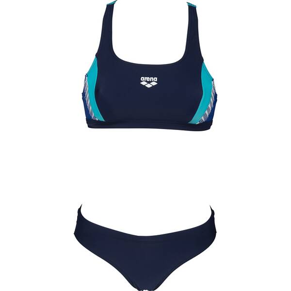 Bademode - arena Damen Sport Bikini Threefold › Blau  - Onlineshop Intersport