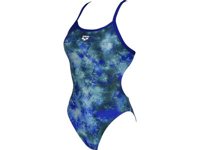 ARENA Damen Schwimmanzug WOMEN'S SWIMSUIT CHALLENGE BACK ALL Blau