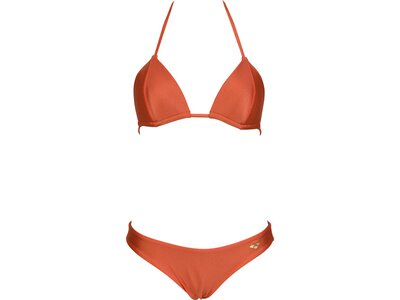 ARENA Damen Badeanzug WOMEN'S BIKINI TRIANGLE SOLID Orange