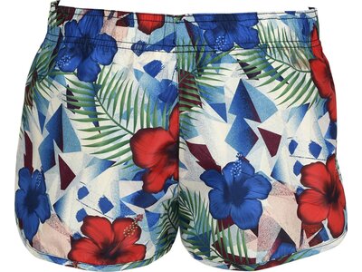 ARENA Damen Shorts WOMEN'S BEACH SHORT ALLOVER Blau