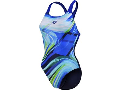 ARENA Damen Schwimmanzug WOMEN'S VISUAL WAVES SWIM PRO BACK LB Bunt