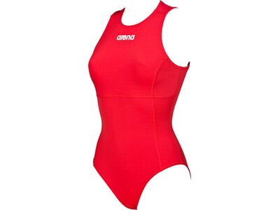 ARENA Wasserball Badeanzug Solid Waterpolo Rot