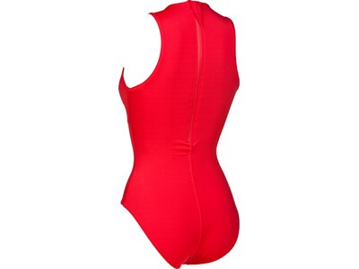 ARENA Wasserball Badeanzug Solid Waterpolo Rot