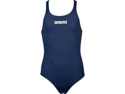 arena Mädchen Sport Badeanzug Solid Swim Pro Blau