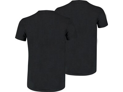 PUMA Basic Herren V-Ausschnitt T-Shirt 2er-Pack Schwarz
