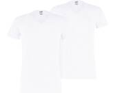 Vorschau: PUMA Basic Herren V-Ausschnitt T-Shirt 2er-Pack