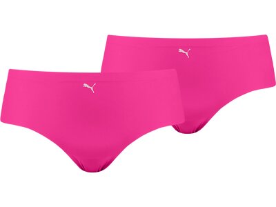 PUMA Damen Unterhose WOMEN SEAMLESS HIPSTER 2P HANG Pink