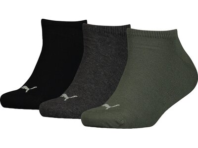 PUMA Plain Sneaker - Trainer Socken 3er-Pack Grün