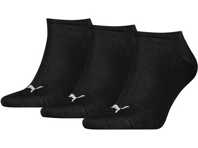 PUMA Plain Sneaker - Trainer Socken 3er-Pack Schwarz