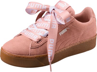 Puma Damen Sneaker Vikky Platform Ribbon Bold Pink