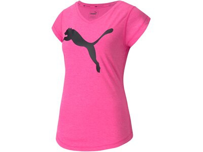 PUMA Damen T-Shirt Heather Cat Pink