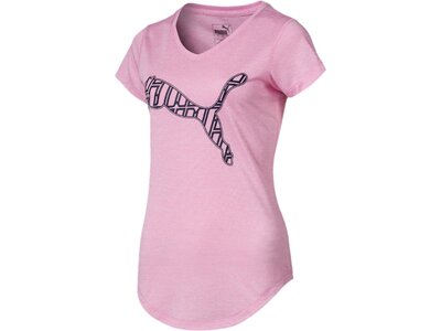 PUMA Damen T-Shirt "Heather Cat Tee" Pink