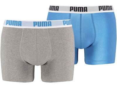 PUMA Herren Retropants Basic Boxer 2er Pack Grau